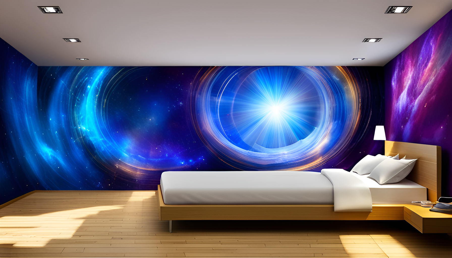 abstract bedroom